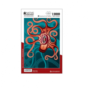 Native Northwest Octopus 1000 pcs Puzzle